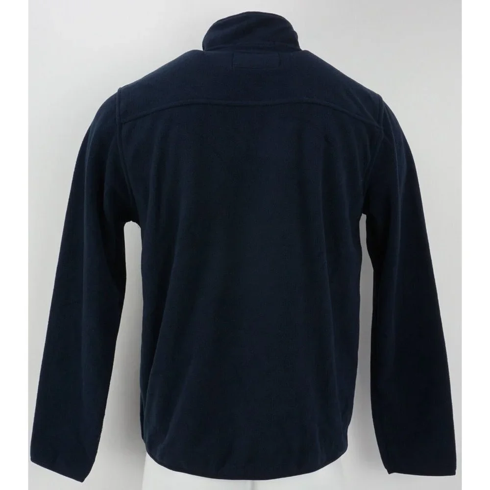 New Vintage 1946 Men's Sizes S / L Mood Indigo Blue Fleece Quarter‎ Zip Sweater